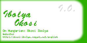 ibolya okosi business card